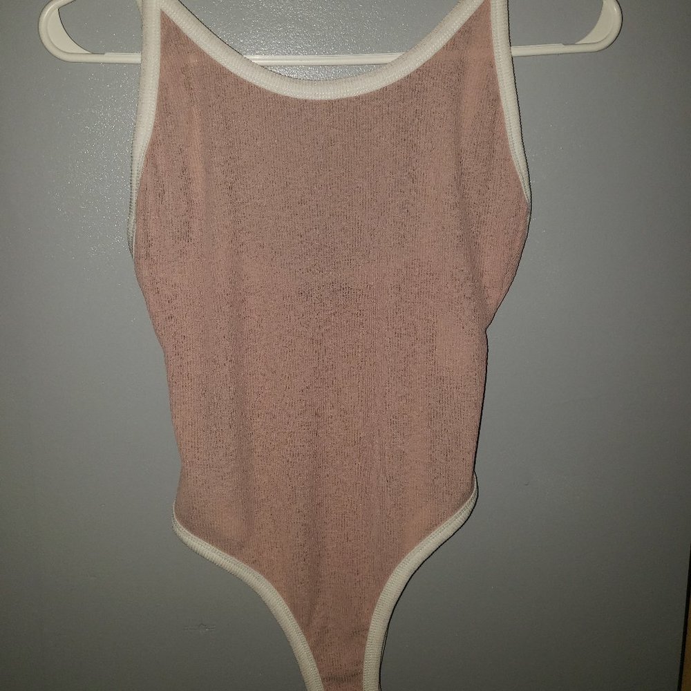 Light pink pin under bodysuit